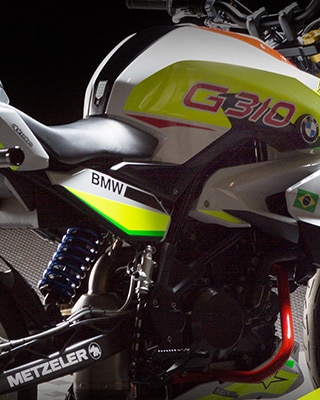 A BMW Concept Stunt G 310.