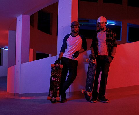 Desafio Park n Ride G 310 R Guto e Sebastian Longboarder