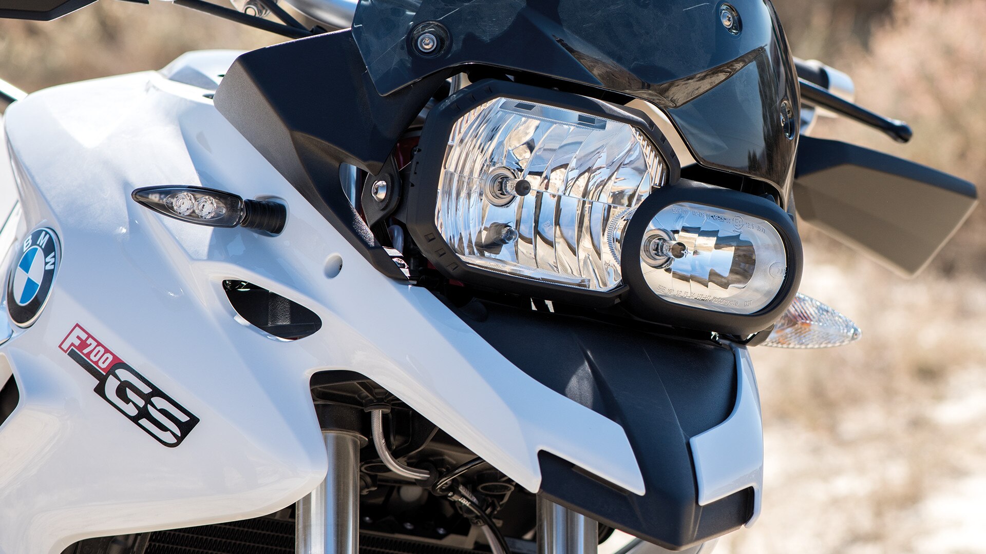 Dianteira distinta da F 700 GS