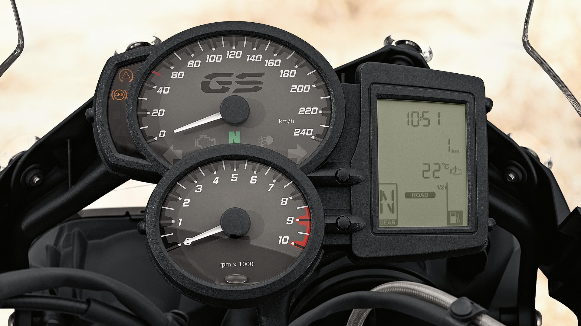 Painel de instrumentos da F 700 GS