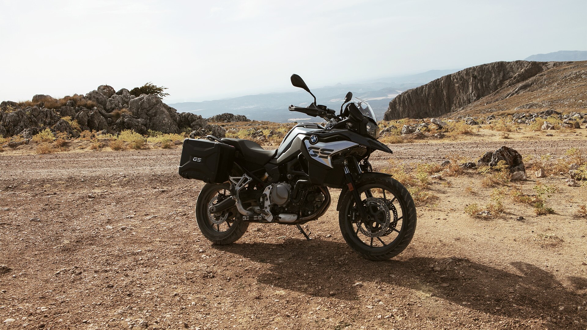 Acessórios como maletas laterais disponíveis para BMW F 750 GS