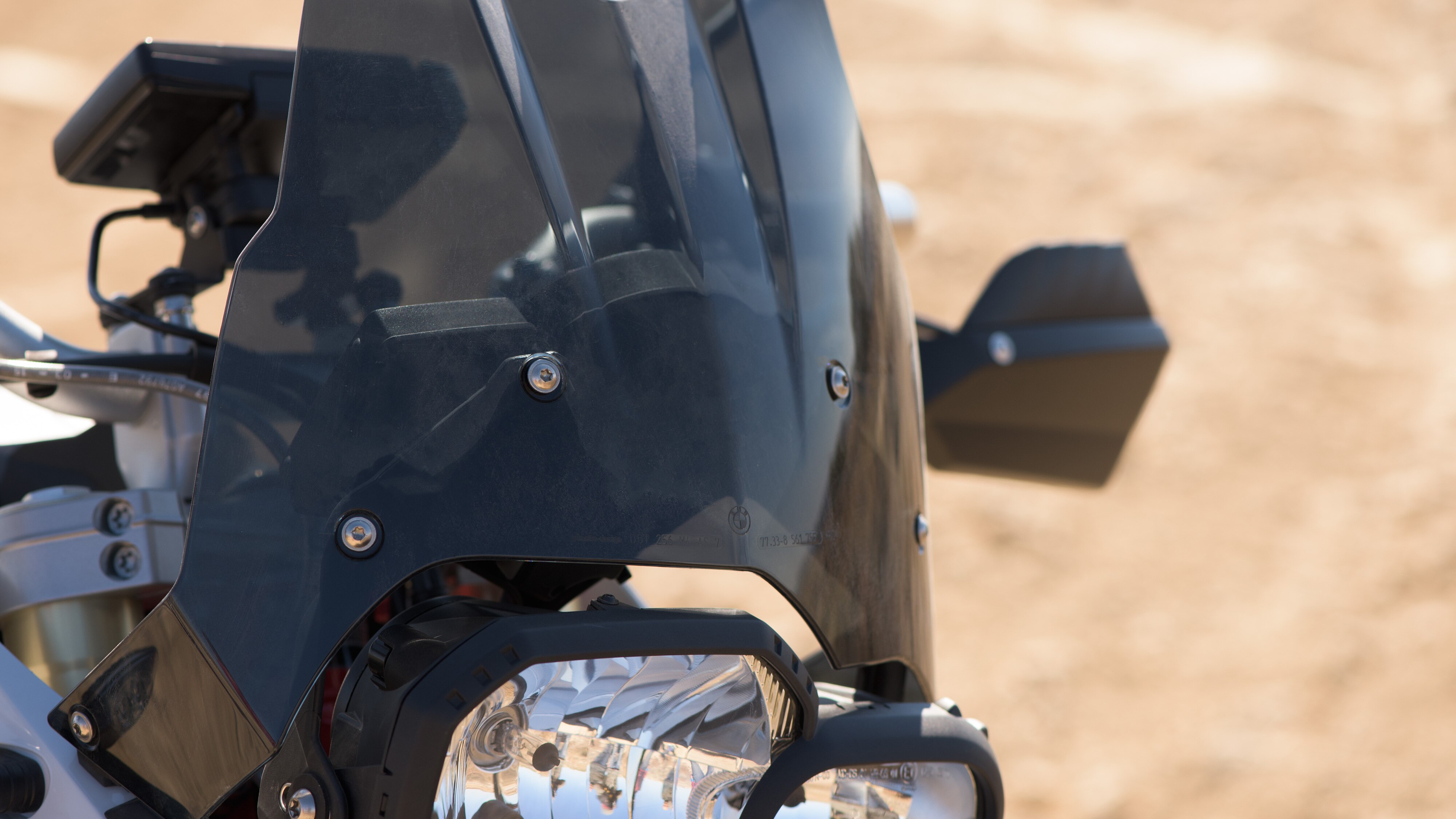 Vidro defletor fumado da F 800 GS