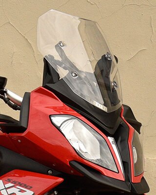 Para-brisa ajustado S 1000 XR pode ser ajustado em duas posições