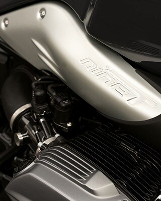 Inscrição "nineT" na R nineT Pure