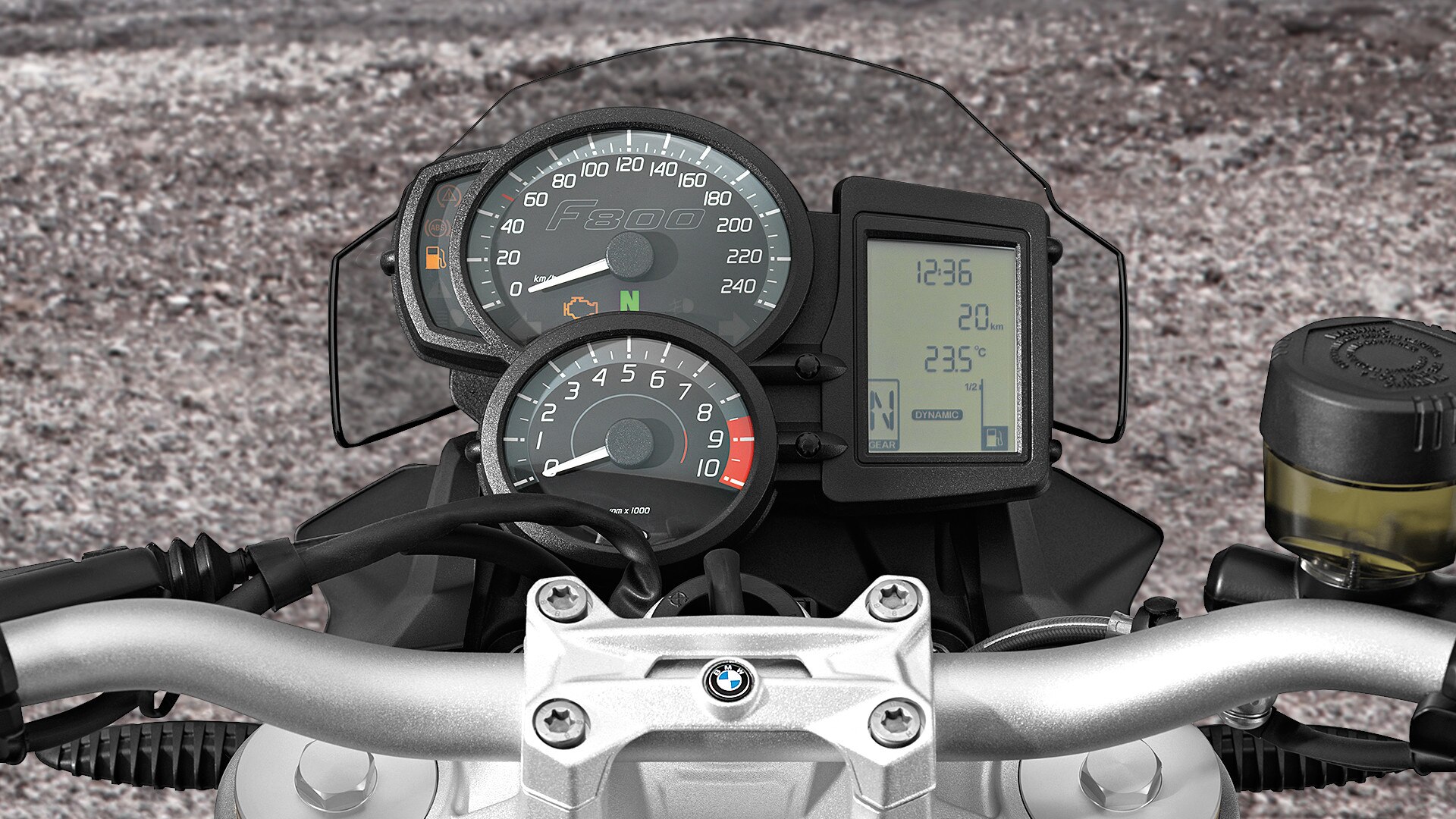 Painel de instrumentos multifuncional da F 800 R