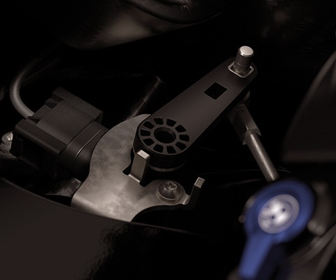 O sensor de ângulo de direção da S 1000 RR