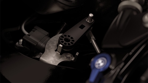 O sensor de ângulo de direção da S 1000 RR