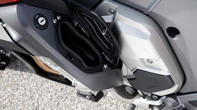 Compartimentos de arrumação da K 1600 GT