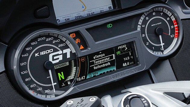 Painel de instrumentos da K 1600 GT