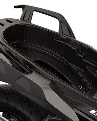 O espaço de armazenamento da C 400 X da BMW Motorrad