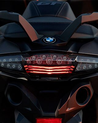Seção traseira da C 650 GT
